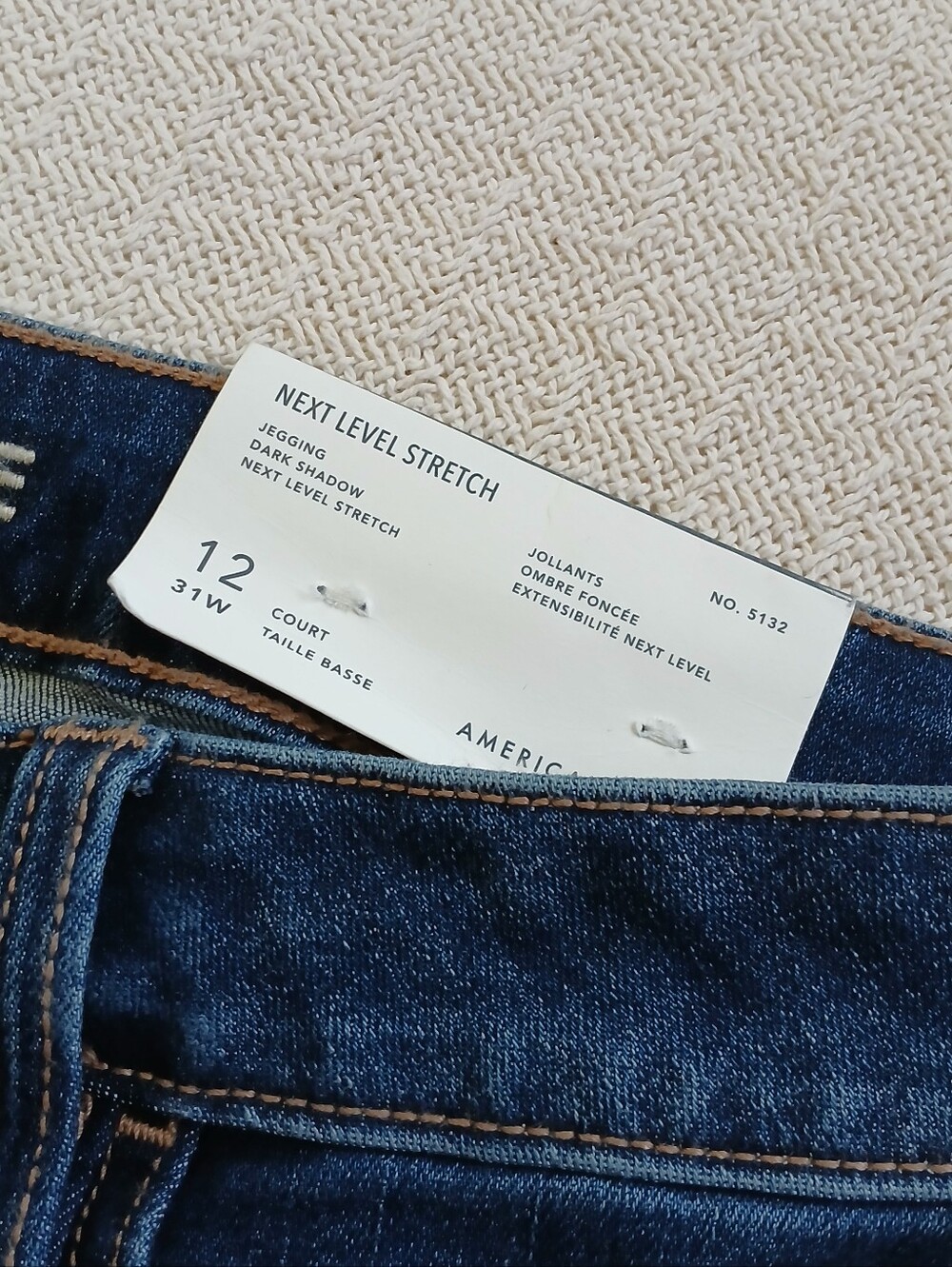 aeo ♡ jegging low rise next level stretch american eagle 5132 - Picture 4 of 9